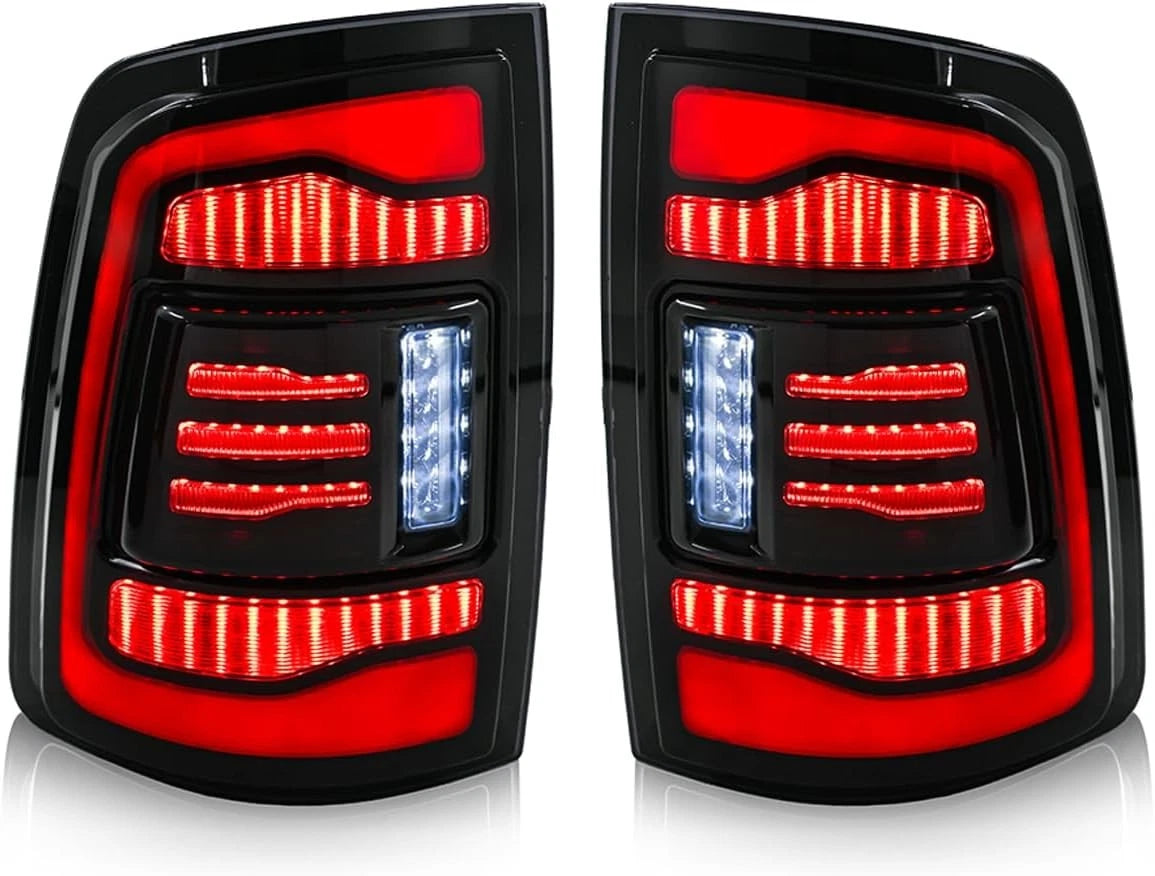 Sequential LED Turn Signal Tail Lights for Dodge Ram 1500 2500 3500 (2009–2018)