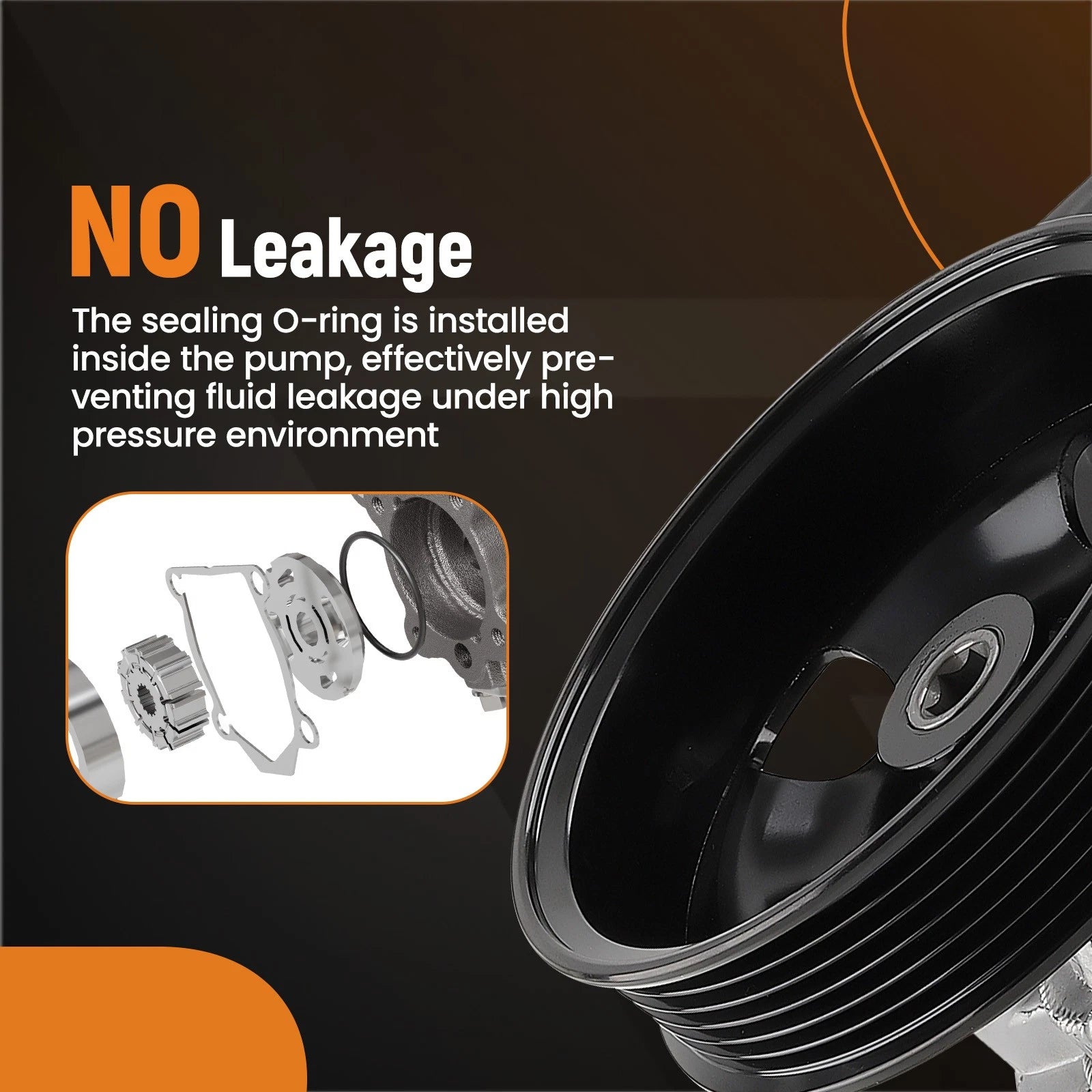 Power Steering Pump for Dodge Charger Challenger 5.7L 6.4L SRT (2013–2019)