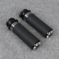 1'' Black CNC Handlebar Hand Grips for Harley Softail FLS FLST (1996–2015)