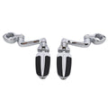1 1/4" Highway Bar Footpegs Peg Mount for Harley Touring Electra Road Glide