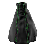 E Brake Boot Cover for Nissan 300ZX (1990–1996) Black Green Stitch