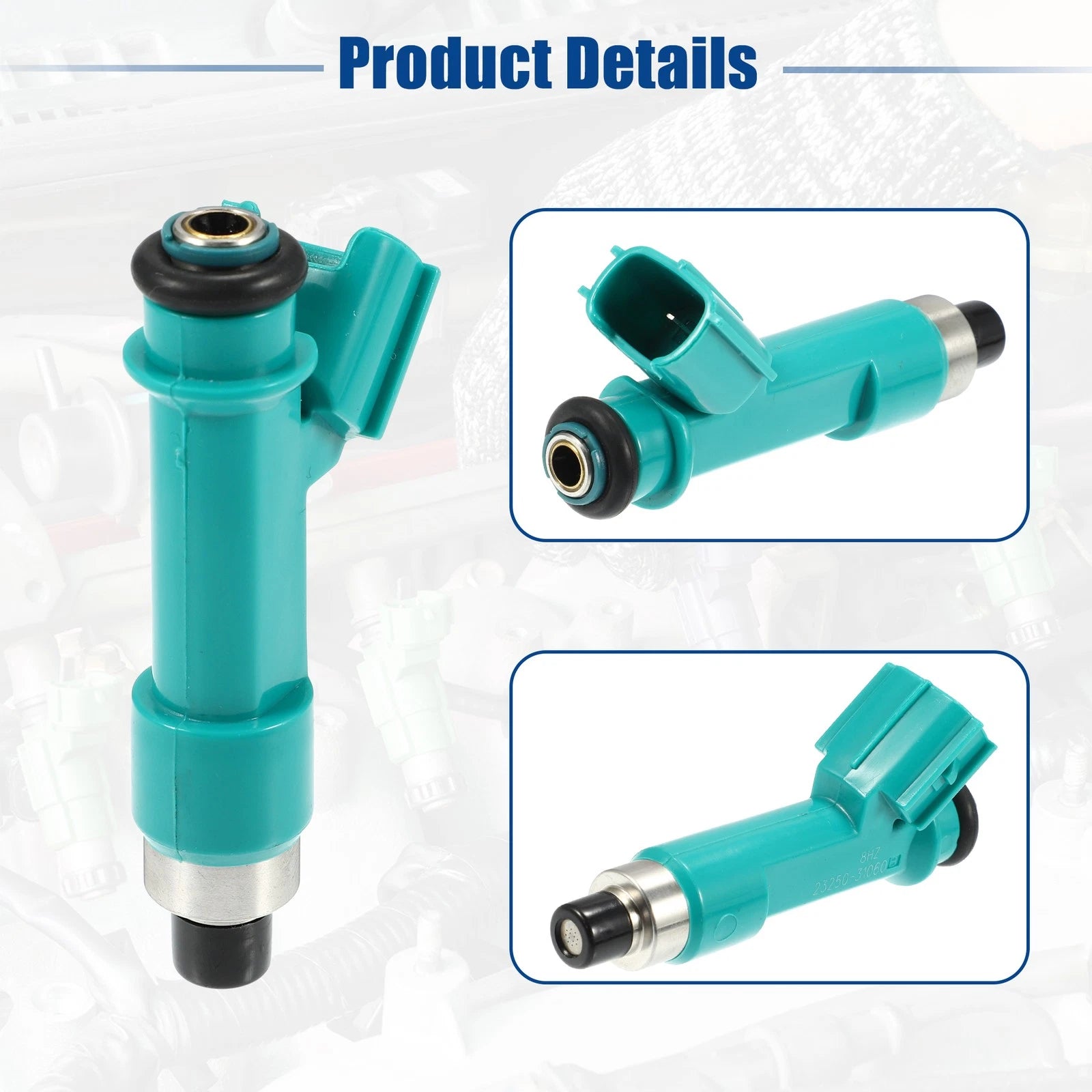 Set of 6 Fuel Injector Nozzles for Toyota Tacoma 4.0L V6 (2005–2015) 23250-31060
