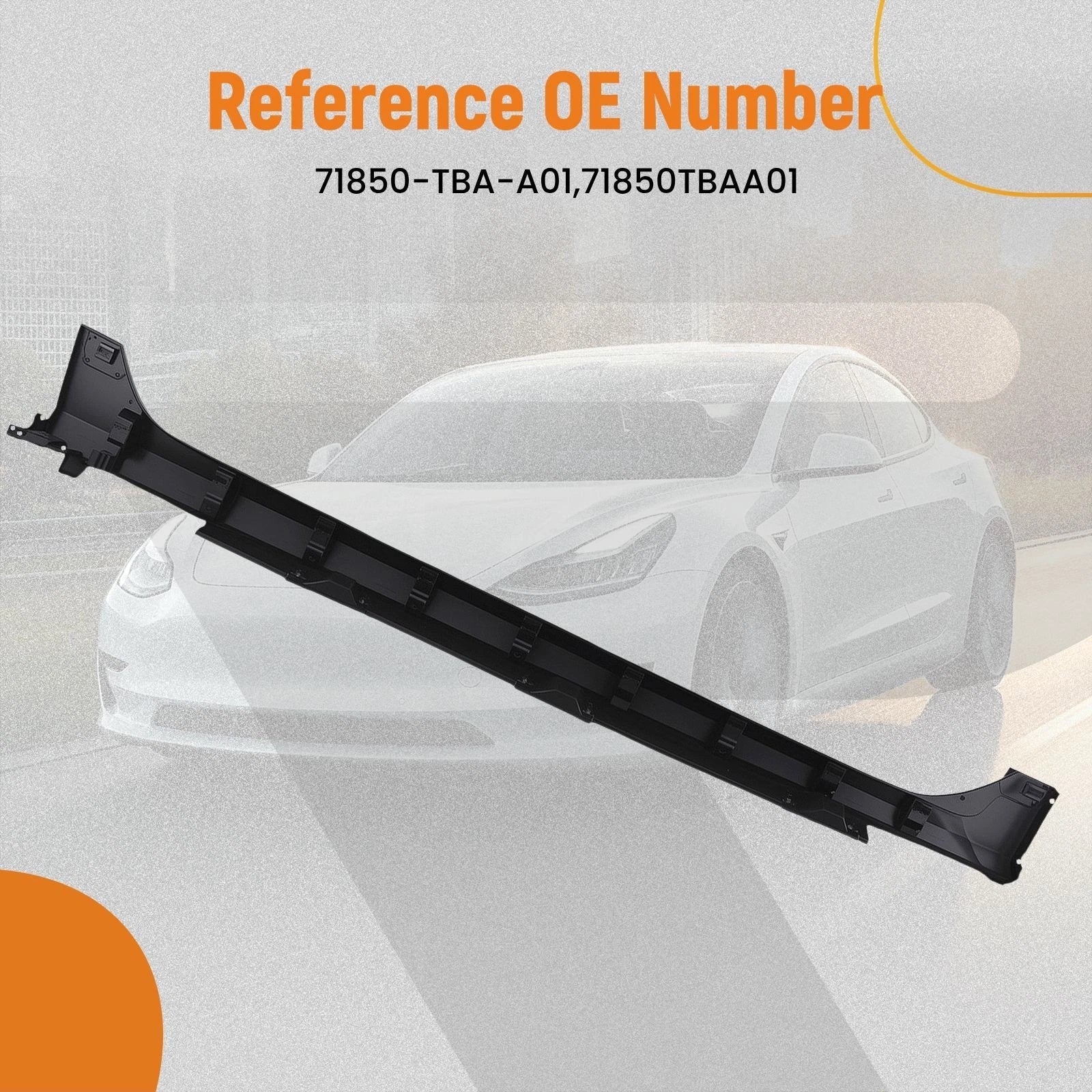 Left Side Body Protection for Honda Civic EX LX Sport (2016–2020) 71850-TBA-A01