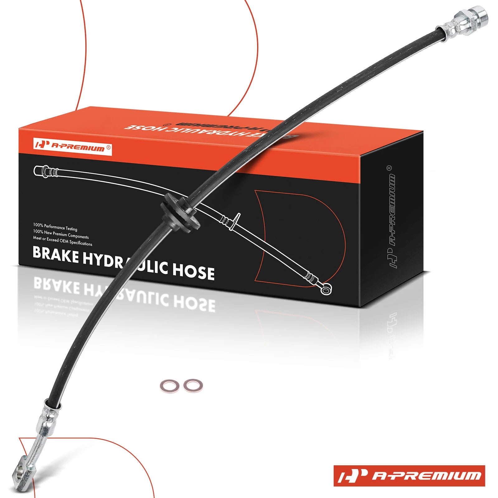 Rear Left Brake Hydraulic Hose for Pontiac G8 (2008–2009) EPDM