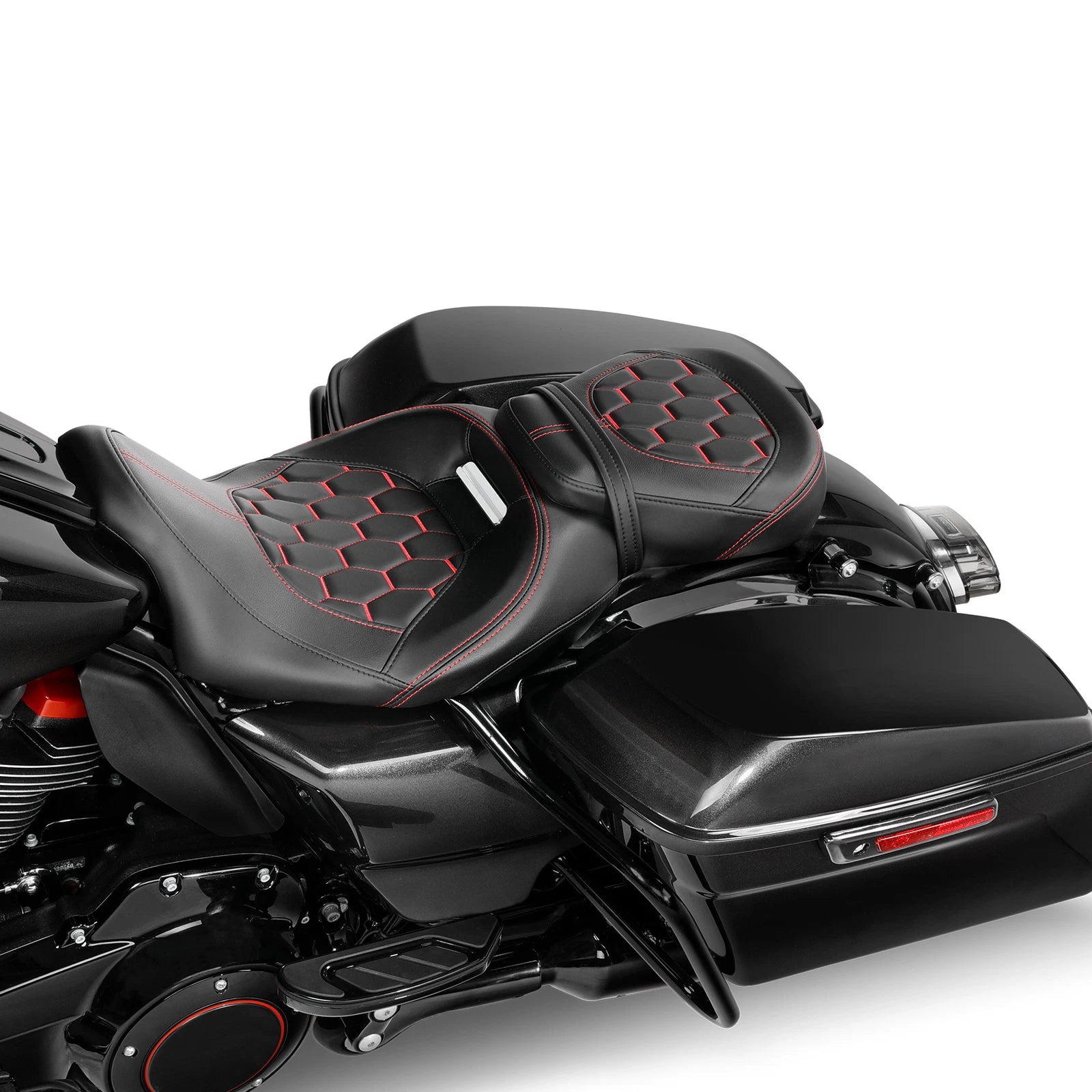 Gel Seat for Harley Electra Glide & Street Glide (2009–2023) Black