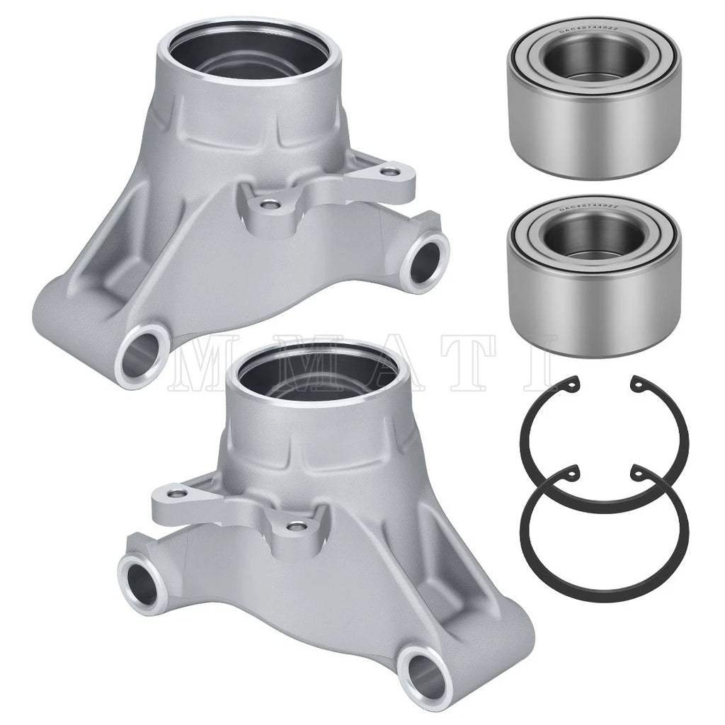 Set of 2 Rear Wheel Carriers w/ Bearings for Polaris RZR 4 800 (2010–2014)