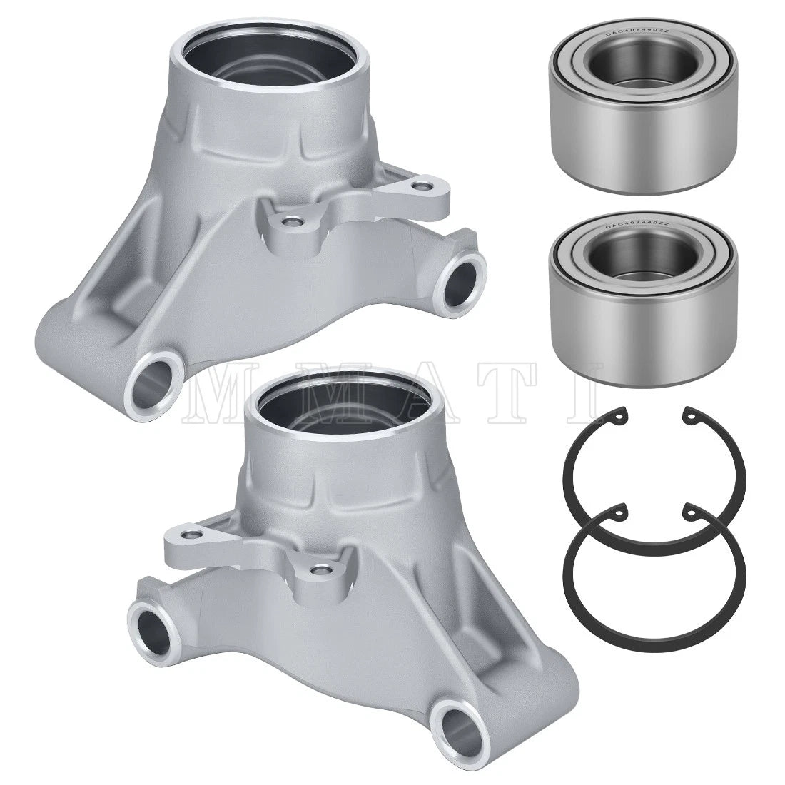 Set of 2 Rear Wheel Carriers w/ Bearings for Polaris RZR 4 800 (2010–2014)