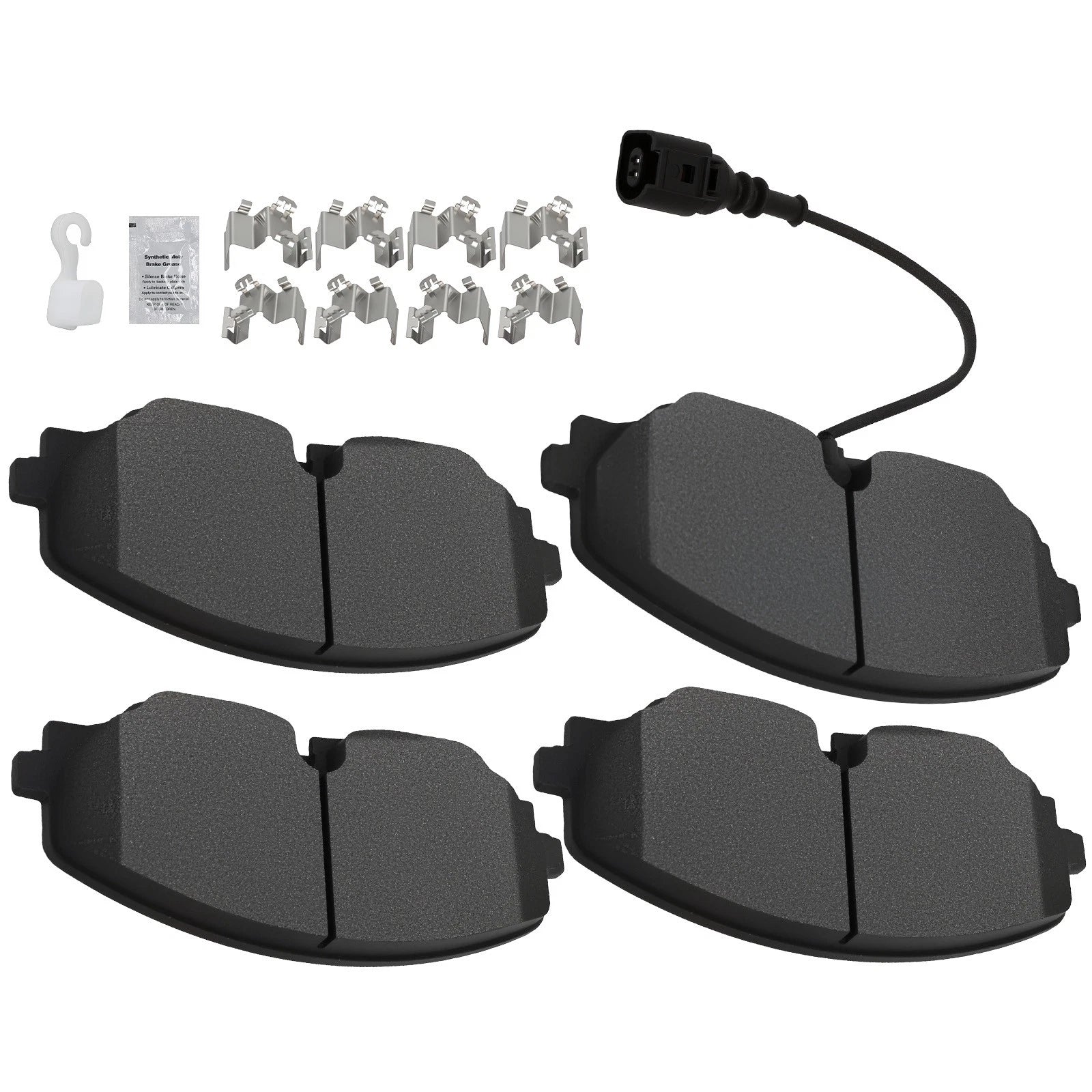 4pcs Front Brake Pads Set for Volkswagen Atlas (2018–2025) P2074 D2074 P-2074