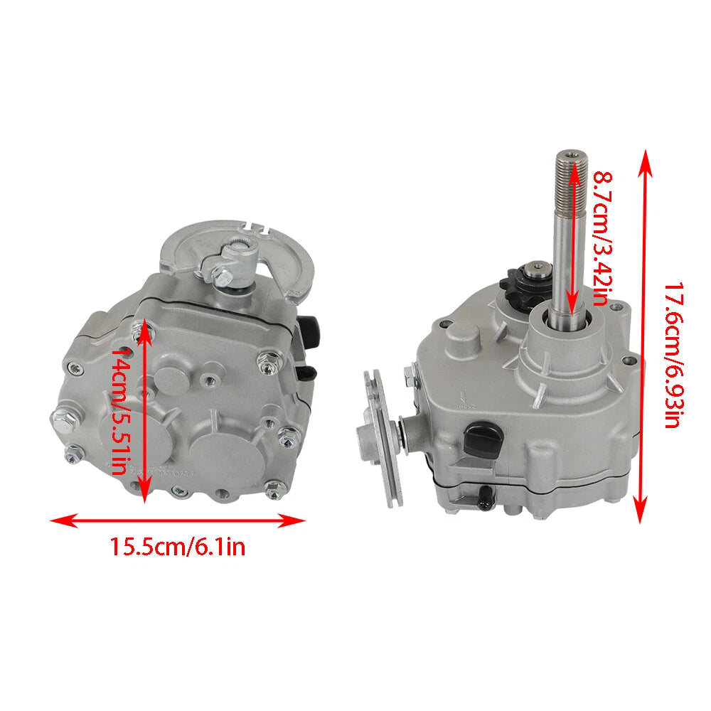 Forward Reverse Gearbox for Go Kart (2HP–13HP)