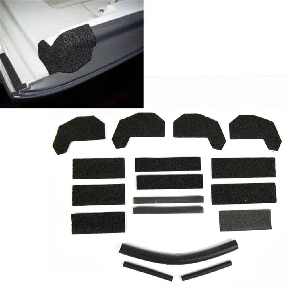 Exterior Hard Top Roof Seal Kit for 2007-2018 Jeep Wrangler JK