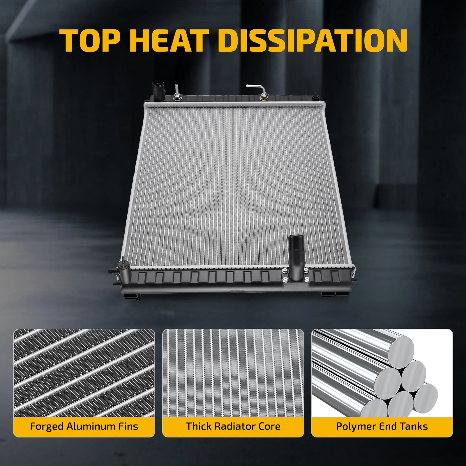 Aluminum Radiator for Infiniti FX35 QX70 (2009–2015) 214601TS0A