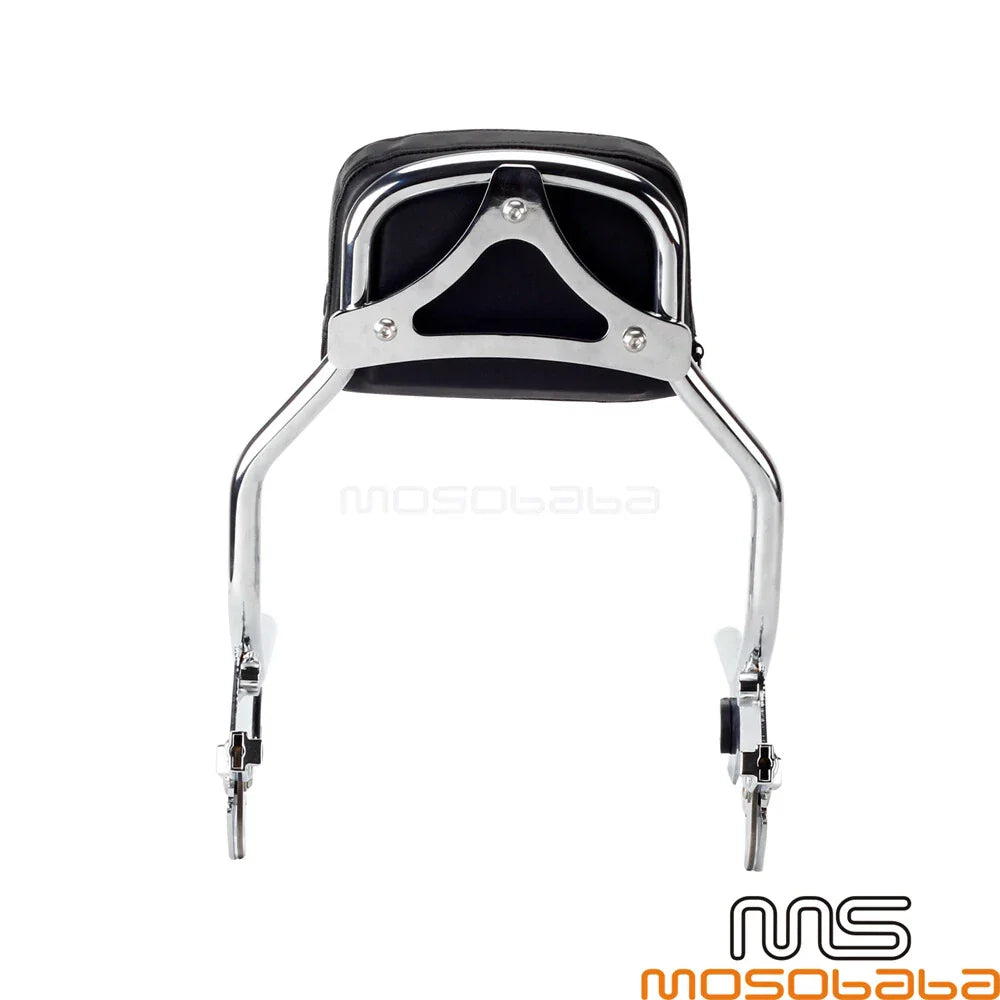 Chrome 13.9" Sissy Bar Backrest for Harley Softail Slim FLSL FLHC FXBB (18-21)