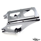 Chrome Detachable 2 Up Tour Pak Luggage Rack for Harley Touring (1997–2008)