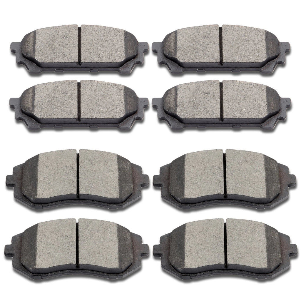 Set of 4 Ceramic Brake Pads for Subaru Forester (2004–2008) & Saab 9-2X