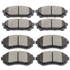 Set of 4 Ceramic Brake Pads for Subaru Forester (2004–2008) & Saab 9-2X