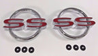 Quarter Panel Emblems 2 Pair Replacement for 1964 Chevrolet Impala SS (1964–1964)