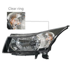 Halogen Headlight Pair with Bulbs for Chevrolet Cruze (2011–2015)