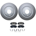 Front Brake Kit 294mm Rotors TRW Ceramic Pad Set for Chrysler Sebring (2007–2010)