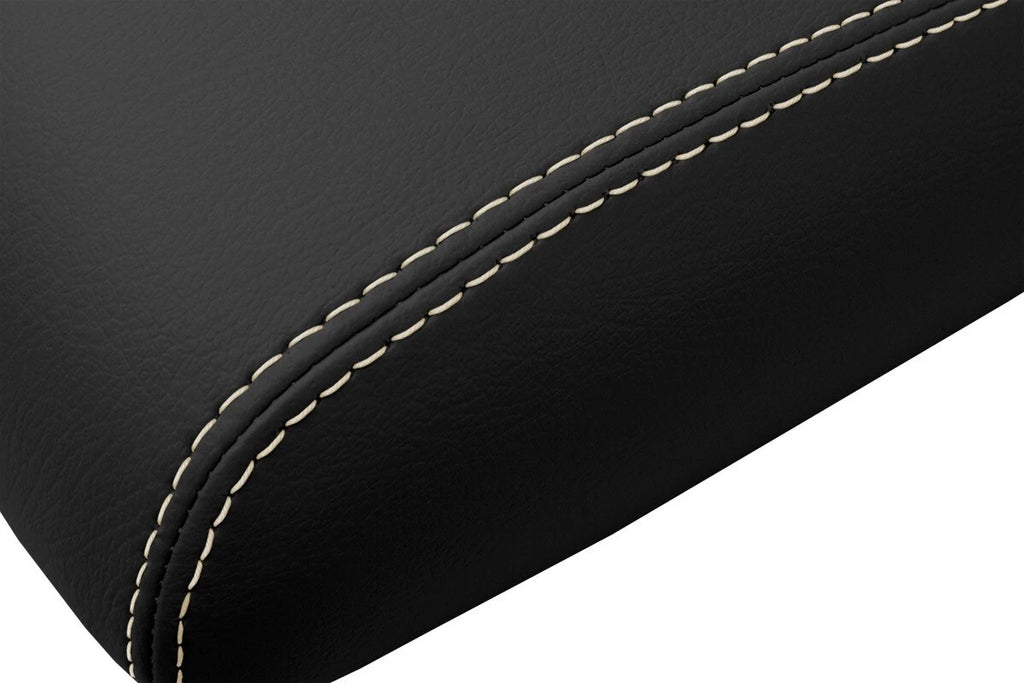 Leather Console Lid Armrest Cover for Lexus ES300 (1997–2001) Beige Stitch