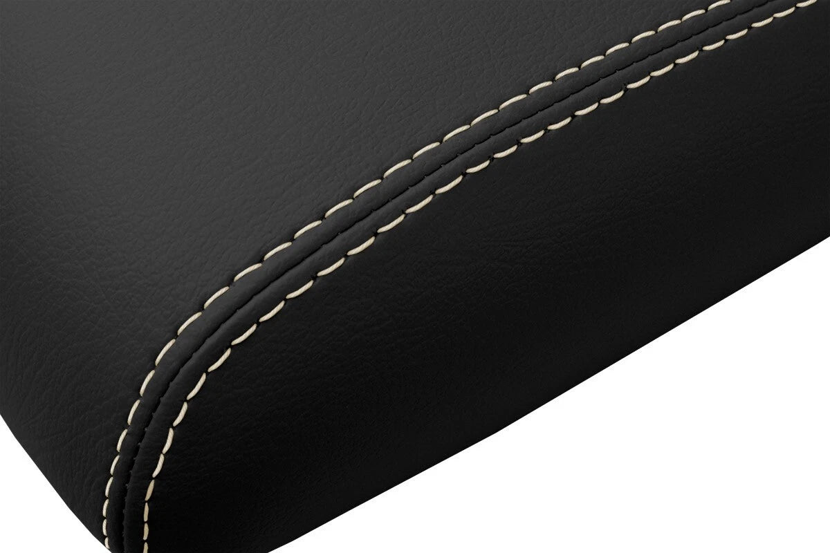 Leather Console Lid Armrest Cover for Lexus ES300 (1997–2001) Beige Stitch