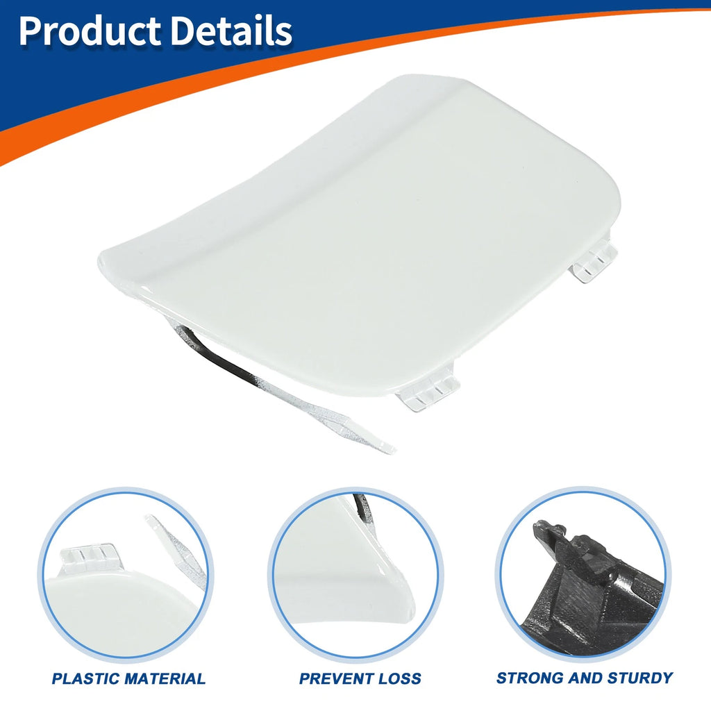 Tow Hook Cover for Mercedes-Benz CLA250 (2014–2019) No.A1178856900 White