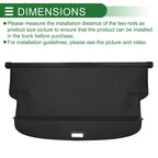 Retractable Cargo Cover for Chevrolet Orlando (2018–2023) Black Carbon Fiber