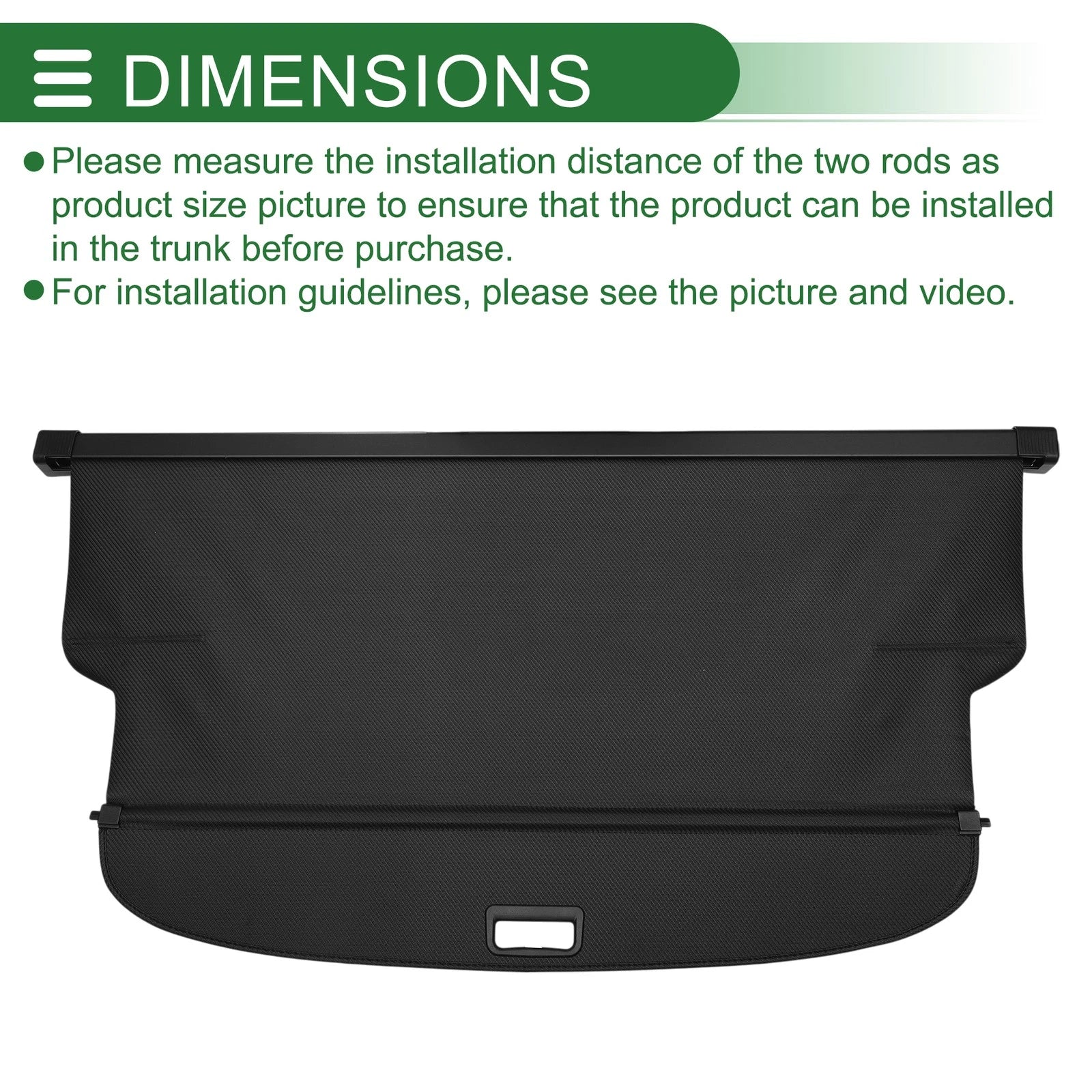 Retractable Cargo Cover for Chevrolet Orlando (2018–2023) Black Carbon Fiber