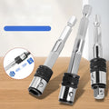 1/4in Hex to Square Socket Conversion Adapter for Drills