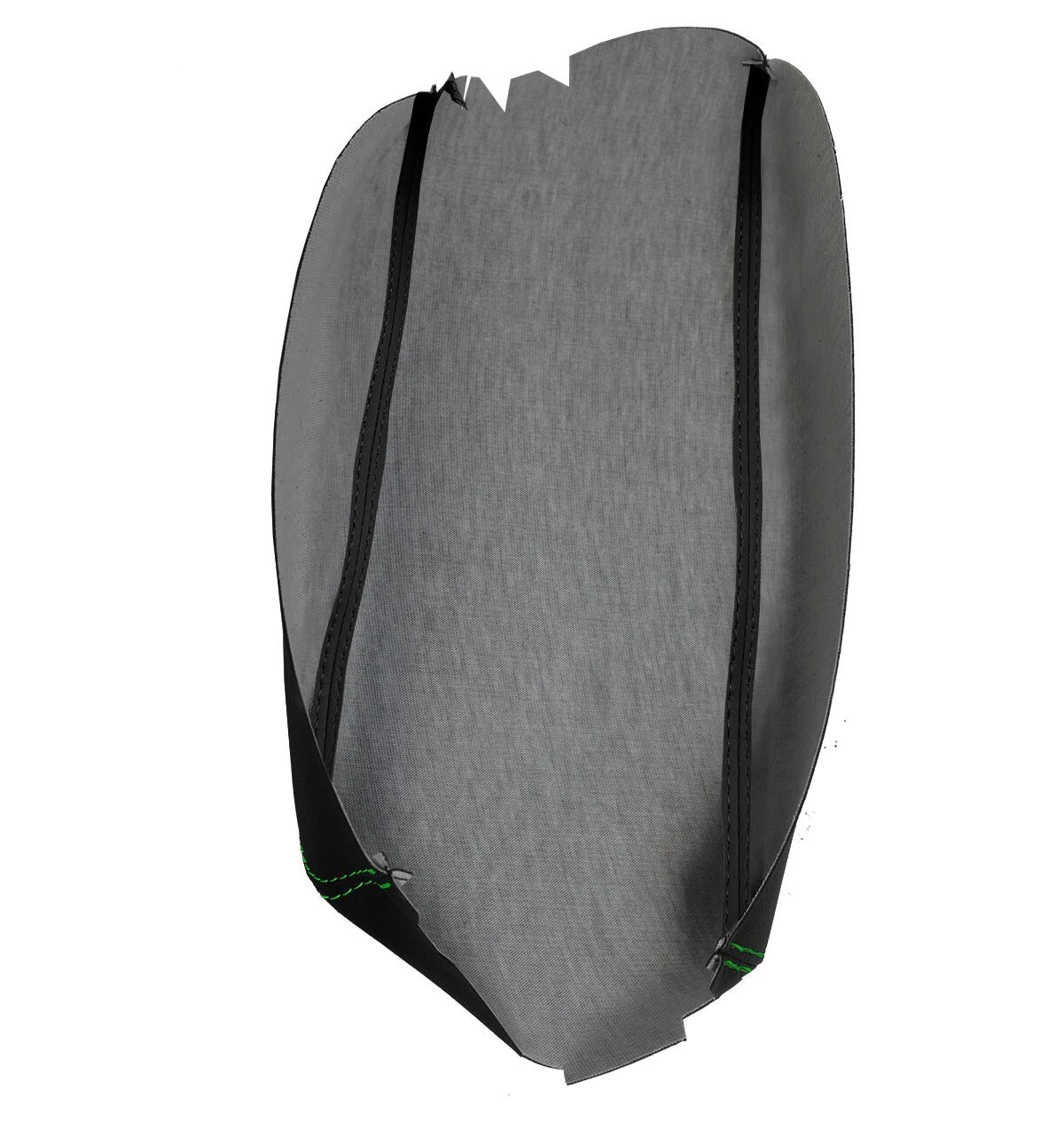 Leather Console Lid Armrest Cover for Ford Ranger (2019–2020) Green Stitch