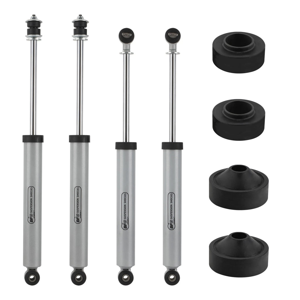 1.75 Inch Lift Kit with Shocks for Jeep Wrangler JK Unlimited (2007–2018)