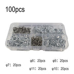 Fuel Hose Connection Clamps for Various Vehicles (Pack of 100)