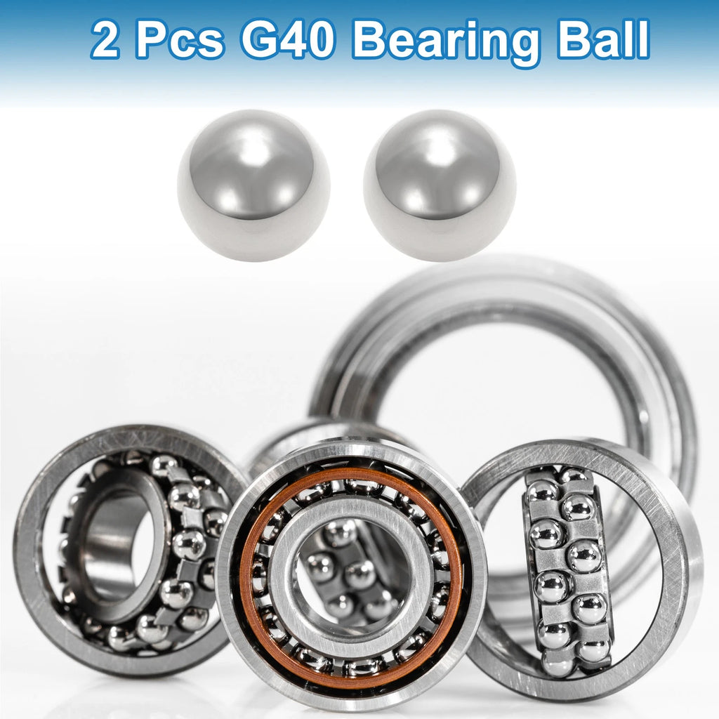 Set of 2 Steel Ball Bearings G40 Precision 31.0mm