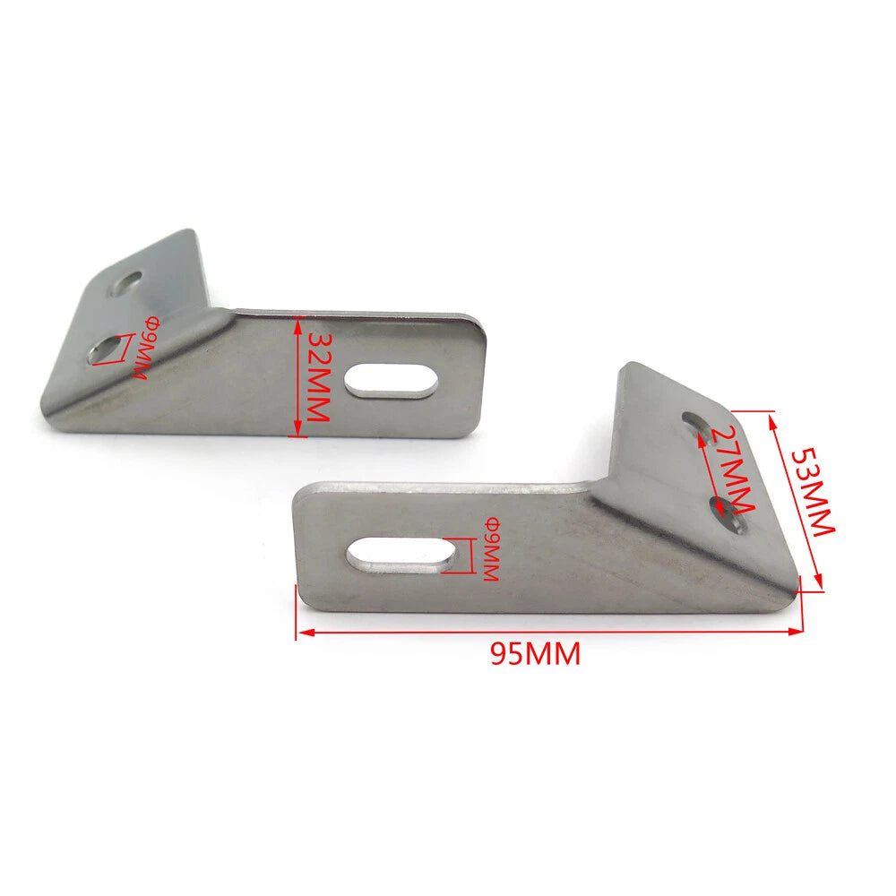Fender Struts Plate Saddlebag Support Bracket for Harley Touring (1985–2008)