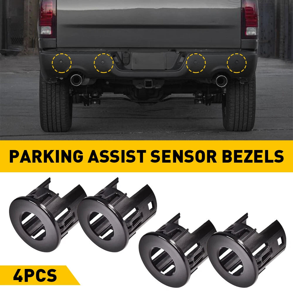 Set of 4 Parking Assist Sensor Bezels for Ram 1500 (2014–2019) EXV