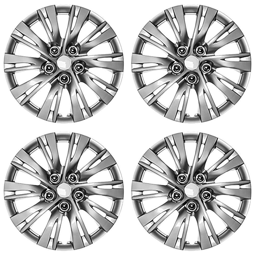 16" 10 Split Spoke Silver Wheel Cover Hubcaps for 2012-2014 Toyota Camry