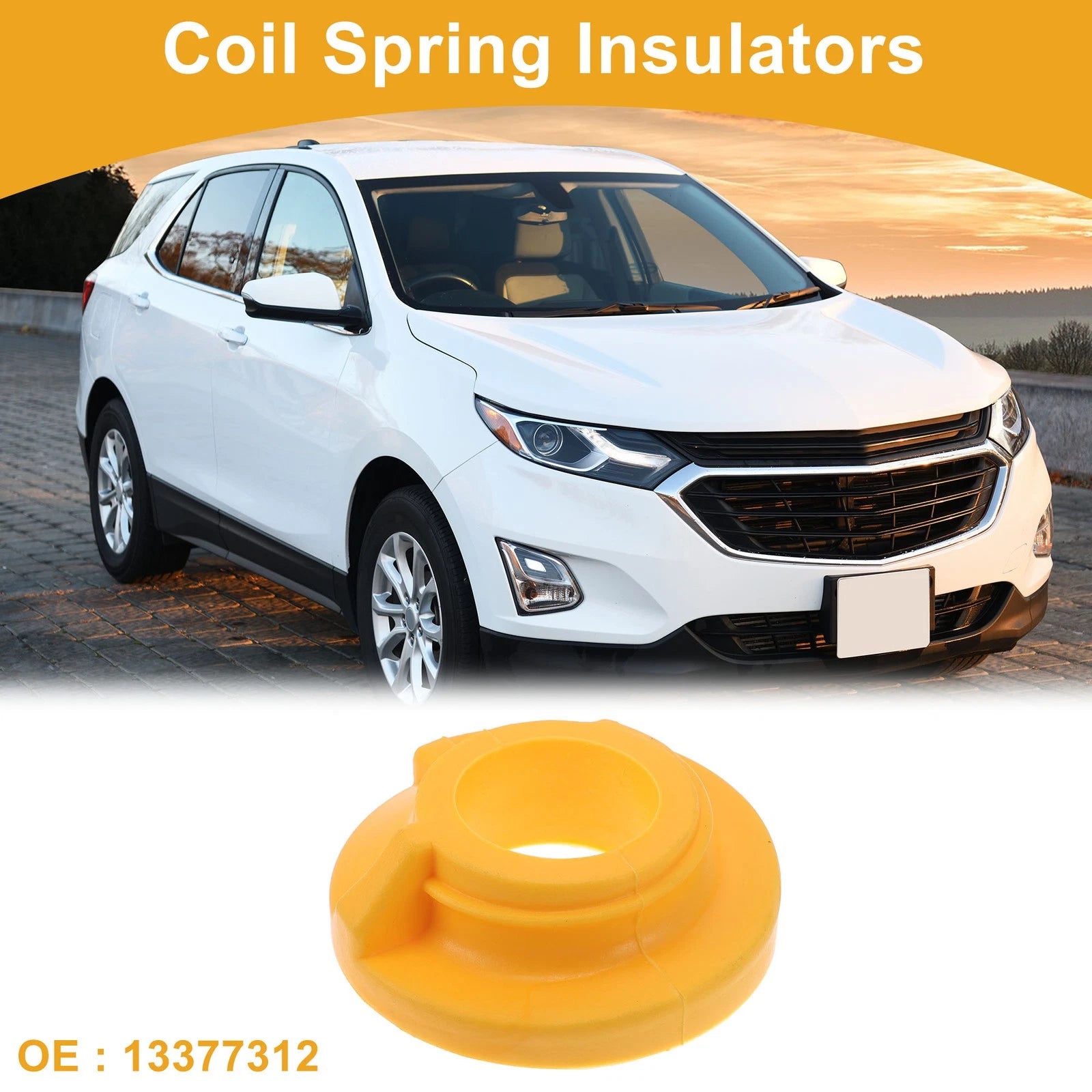 Front Lower Coil Spring Insulators No. 13377312 for Chevrolet Equinox (2018–2025)