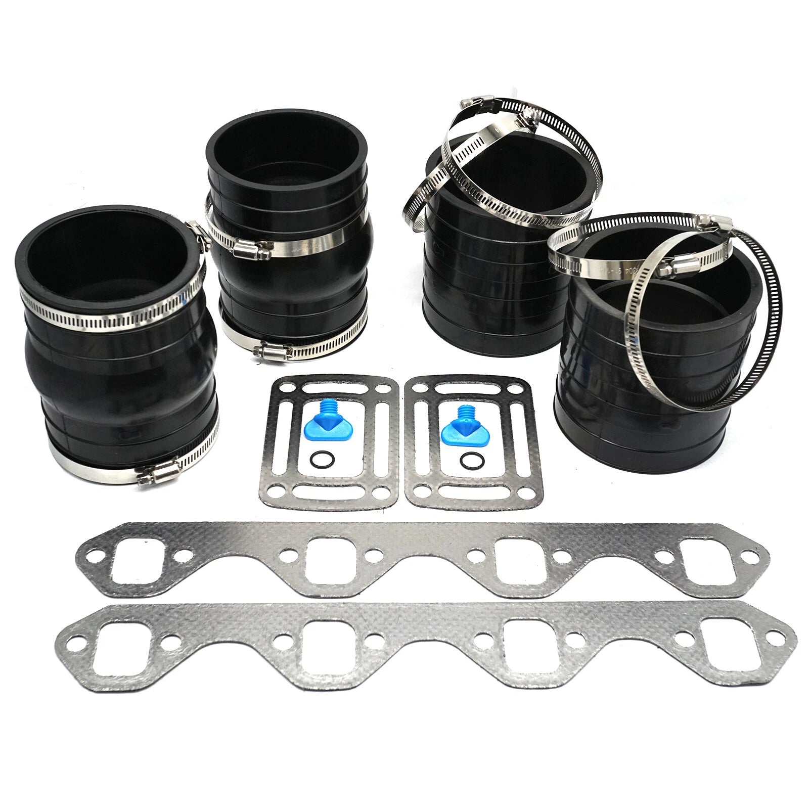 Exhaust Bellow Hose Kit W/Gasket for Volvo Penta 5.0/5.8L Sterndrive V8 (3850496)