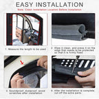 Rubber Weather Strip Seal for Auto Doors and Windows (Universal Fit)