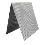 Lightweight Embossed Aluminum Heat Shield for Exhausts and Motors (400x330 mm)