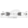 RH CV Shaft for Mazda 323 BG 4cyl 1.6L 1.8L (1989-1994)