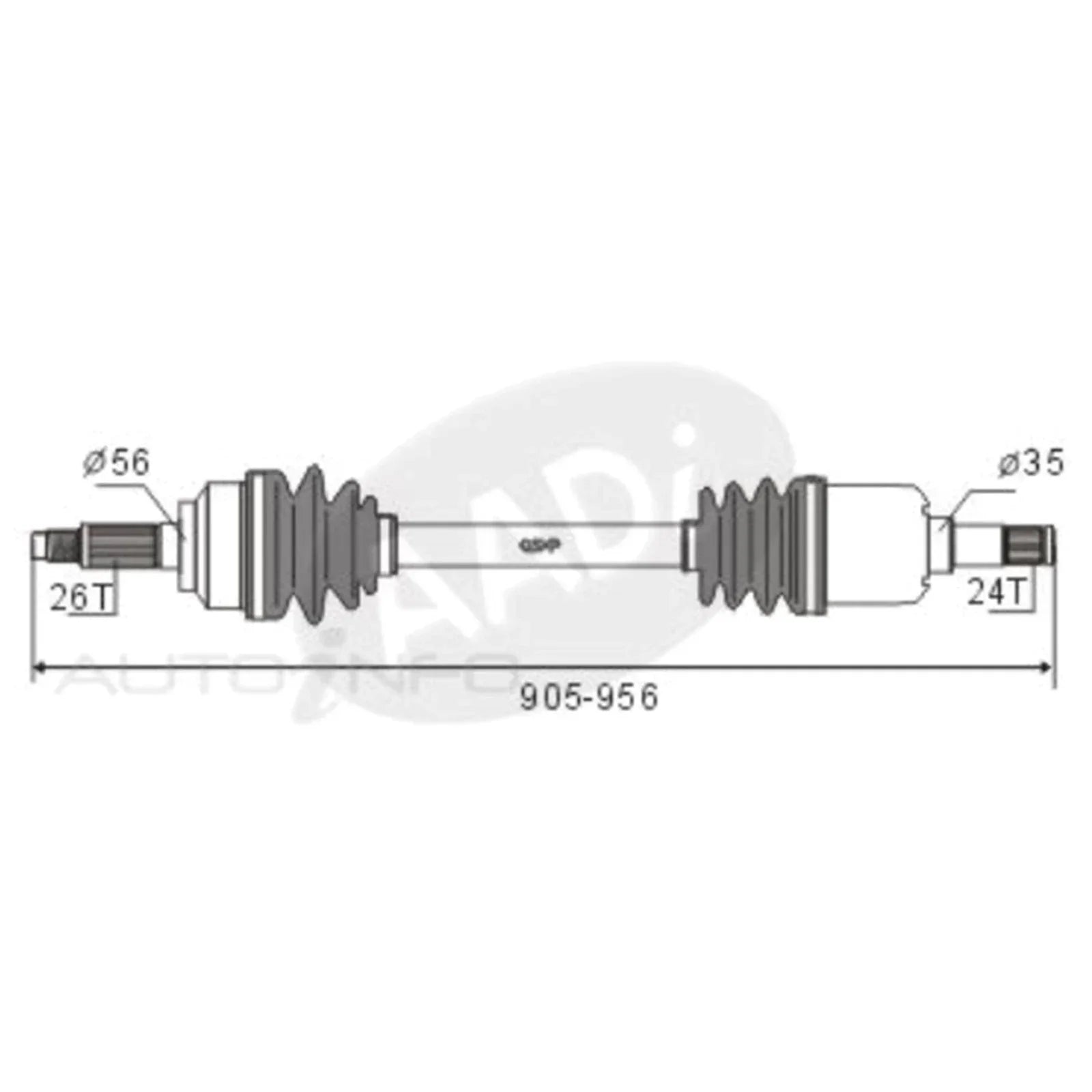 RH CV Shaft for Mazda 323 BG 4cyl 1.6L 1.8L (1989-1994)