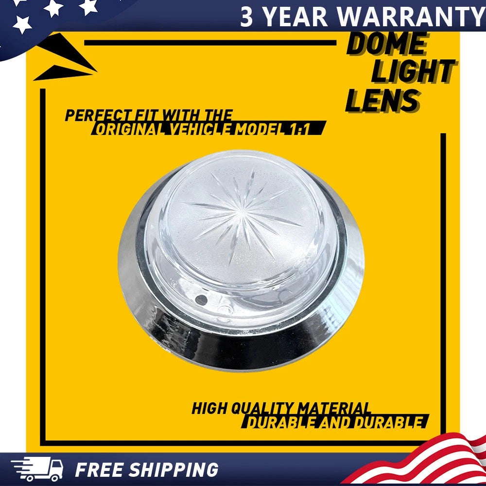 Dome Light Lens & Base for Camaro Impala Chevelle Nova (1970–1981)