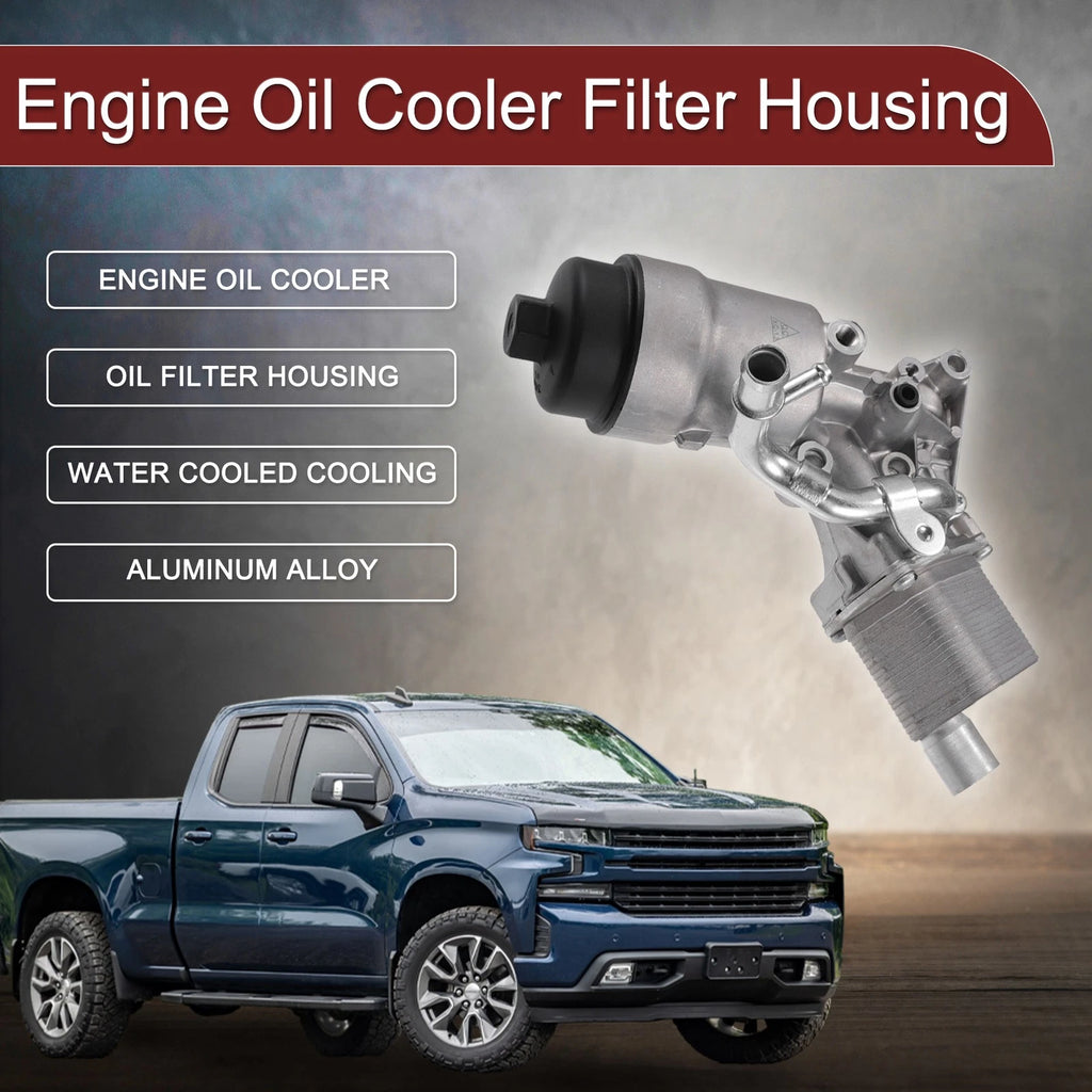 Engine Oil Cooler Filter Housing with Seals for Chevrolet Cruze (2011–2019)