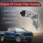 Engine Oil Cooler Filter Housing with Seals for Chevrolet Cruze (2011–2019)
