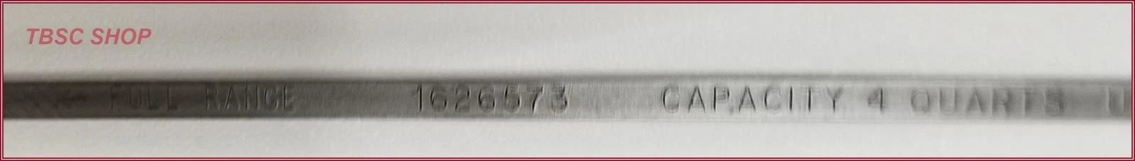 Engine Oil Level Dipstick Indicator for Cadillac 4.1 (1982–1983) 1626573