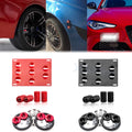 Set Tow License Plate + Air Valve Caps + Release Fastener Hatch Lid for Hyundai (2000–2020)