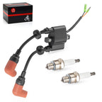 Ignition Coil & Spark Plug for Yamaha Outboard 6HP 8HP 9.9HP 25HP (680-85570-00-00)