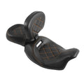 Rider & Passenger Seats Backrest Pad for Harley CVO Road Glide (2009 - 2023)