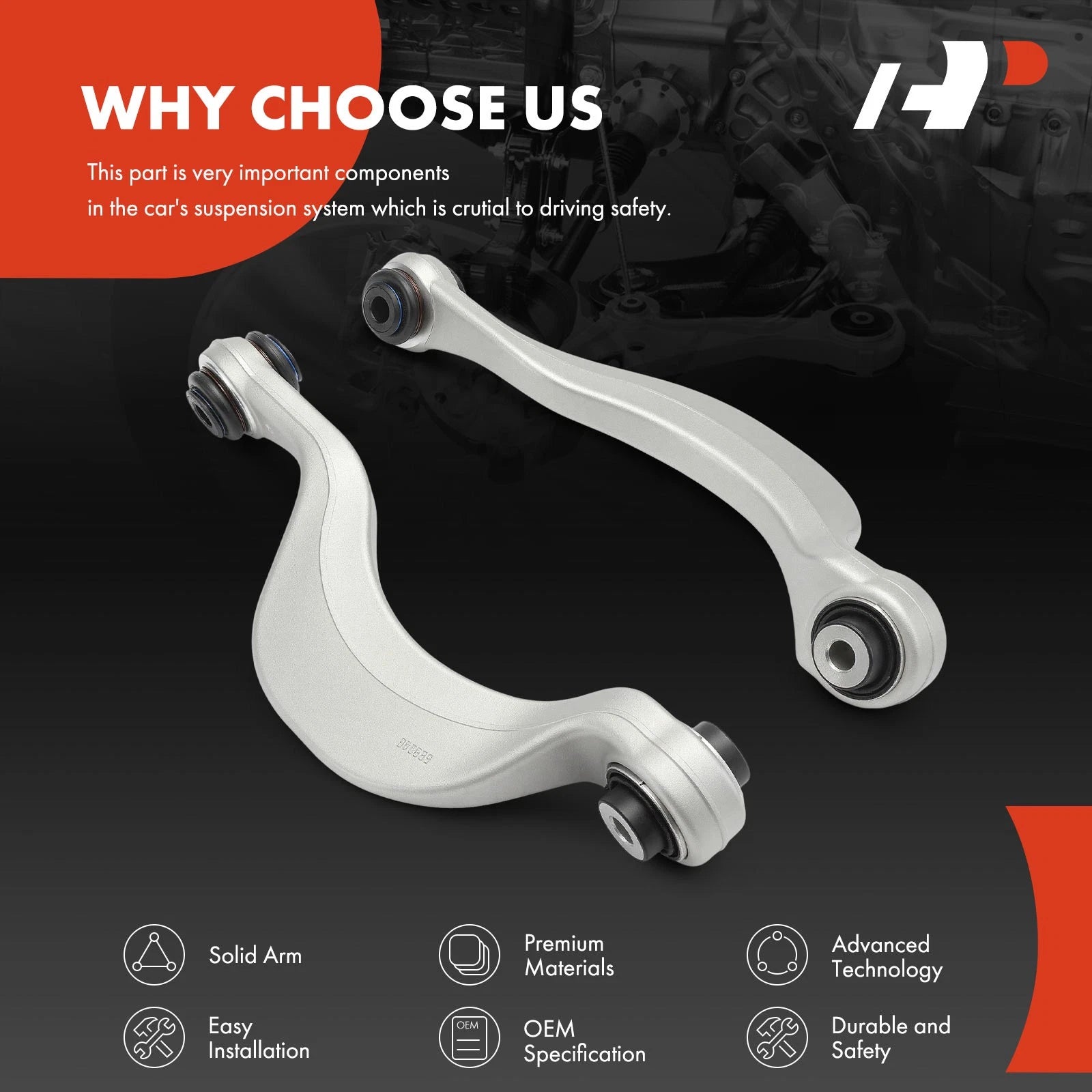 2X Rear Upper Side Control Arm for BMW X5 X6 X7 (2019-2025)