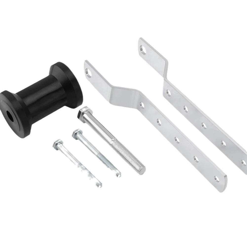Keel Roller for Boat Trailer (5 Inch Rubber, 3 Inch Wide Tongue)